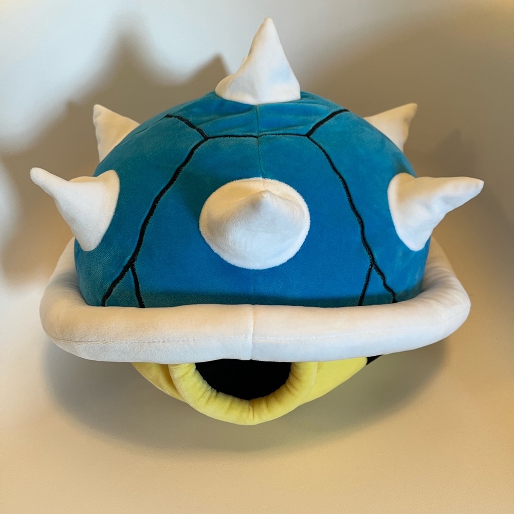 Mario Kart spiny shell stuffed toy